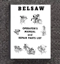 Sawmill Operators & Parts List Manual Fits Belsaw Foley M-14