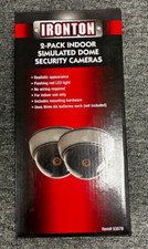 Indoor Simulated Dome Security Cameras - 2 pack