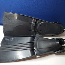 US Divers COMPRO Scuba Diving Divers Swim Fins Large Size 9-11 43-45 USED