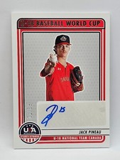 2023 Panini Stars & Stripes Team Canada Auto /72 - JACK PINEAU