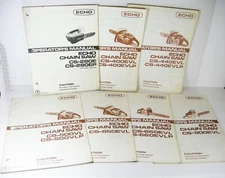ECHO Chain Saw Operator Maintenance Manuals CS280 CS400 CS440 CS650 660 900 Qty7