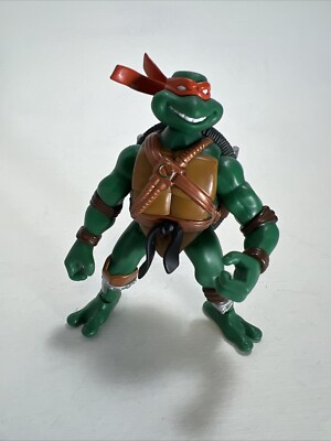 TMNT 2003 Robo Hunter Mike Ninja Turtles Figur 2005 Playmates Michelangelo