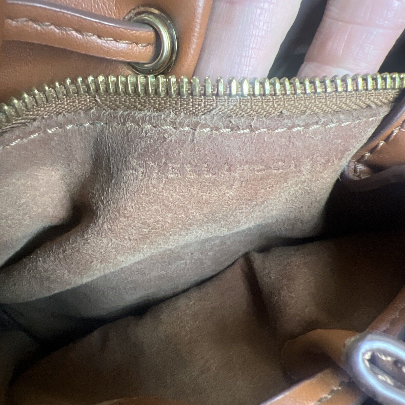 Stella McCartney Medium Faux Leather Bucket Bag i… - image 13