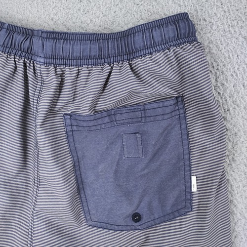 Vuori Shorts Mens Small Gray Kore Striped Athletic Yoga Lined Drawstring Stretch - Picture 21 of 21
