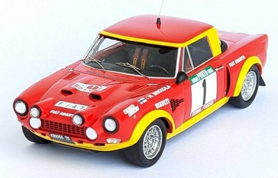 Miniature Trofeu 1/43 Fiat 124 Abarth - Rallye Portugal 1975 - Mikkola/Todt
