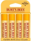 Burt's Bees Lip Balm (4 Pack) | Original Beeswax with Vitamin E & Peppermint Oil