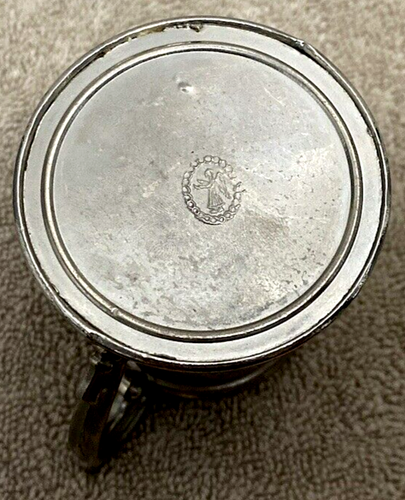 Vintage Pewter Relief Horse Motif 3-1/4" Mug Cup Stein Made in Italy - Picture 7 of 9