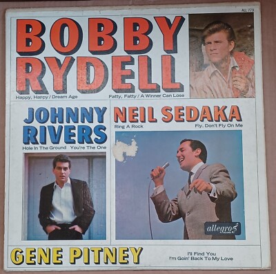 (10) Bobby Rydell, Johnny Rivers, Neil Sedaka, Gene Pitney - Bobby Rydell etc LP