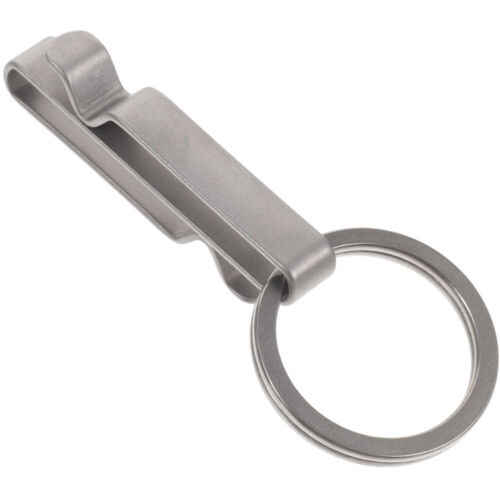 Men's Reversible Work Belt with Carabiner Keychain Clip & Key Ring - Afbeelding 1 van 12