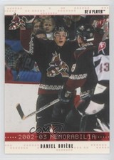 2002-03 ITG Be A Player Memorabilia Ruby 110/200 Daniel Briere #16 1s8