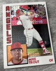 2019 Topps 1984 MOJO Refractor Chrome Silver Pack #T84-2 Mike Trout Card 3H