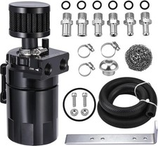 Evil Energy Oil Catch Can Universal Baffled Catch Can Kit With Breather Filter Evil Energy Oil Catch Can Universal Baffled Catch Can Kit With Breather Filter