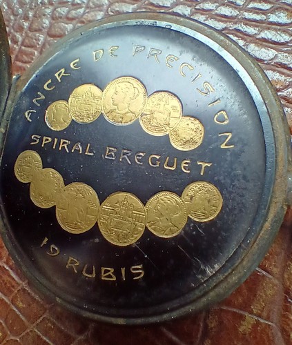 Antique Pleiade Brevet Pocket Watch Niello - Picture 6 of 10
