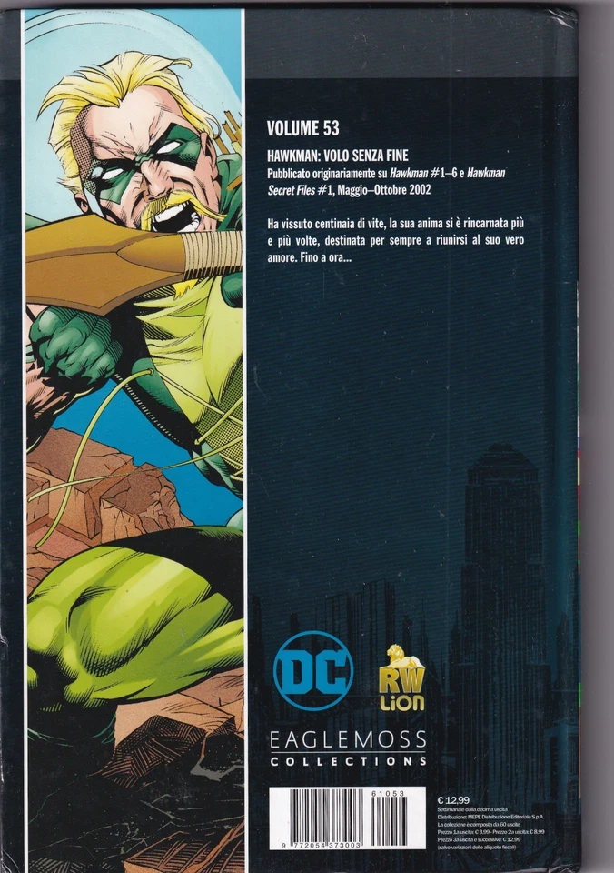 DC Comics Le Grandi Storie dei Supereroi 53 - Hawkman Volo senza Fine - Immagine 2 di 2