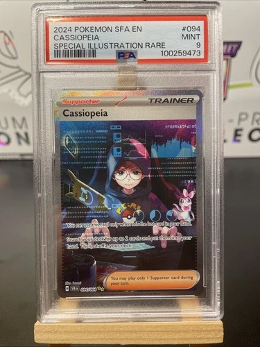 PSA 9 MINT Cassiopeia 94/064 Shrouded Fable Pokemon Graded Card