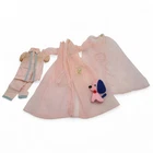 Vtg 5pc Mattel Barbie #965 Doll NIGHTY NEGLIGEE Nightgown PJ Set w/ Dog