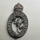 Royal Corps Of Signals British Army WW2 Cap Badge