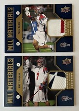 2011 Upper Deck MLL Materials Premium Series Boston Cannons Relic Patches