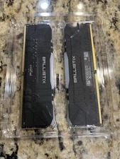 Crucial Ballistix BL8G36C16U4BL RGB 16GB 2x8GB DDR4-3600 Desktop Gaming Memory