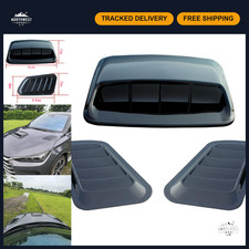 3pcs Car Air Flow Vents Hood Scoop Turbo Bonnet Cover Decorative Intake Access 3pcs Car Air Flow Vents Hood Scoop Turbo Bonnet Cover Decorative Intake Access