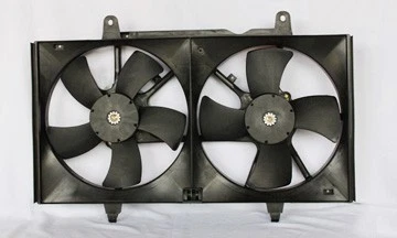Conjunto de ventilador de refrigeración condensador radiador para 02-06 Nissan Altima/04-08 Máxima Foto 2 de 4