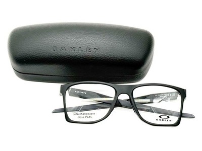 Oakley Activate OX 8173 10 Satin Black Herren Kunststoff Brille schwarz  Neu