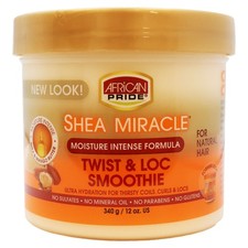 African Pride Shea Miracle Moisture Twist and Loc Smoothie Case of 12