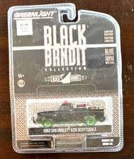 LE GREENLIGHT BLACK BANDIT GREEN MACHINE CHASE 1982 CHEVROLET K20 SCOTTSDALE