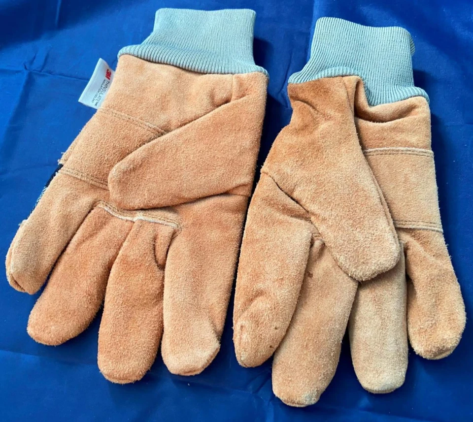 Guantes de trabajo Carhartt de gamuza a cuadros para hombre Thinsulate utilitario tejido puño talla mediana Foto 4 de 4
