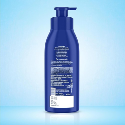NIVEA Nourishing Body Milk 400ml Body Lotion | 48 H Moisturization - Picture 6 of 6