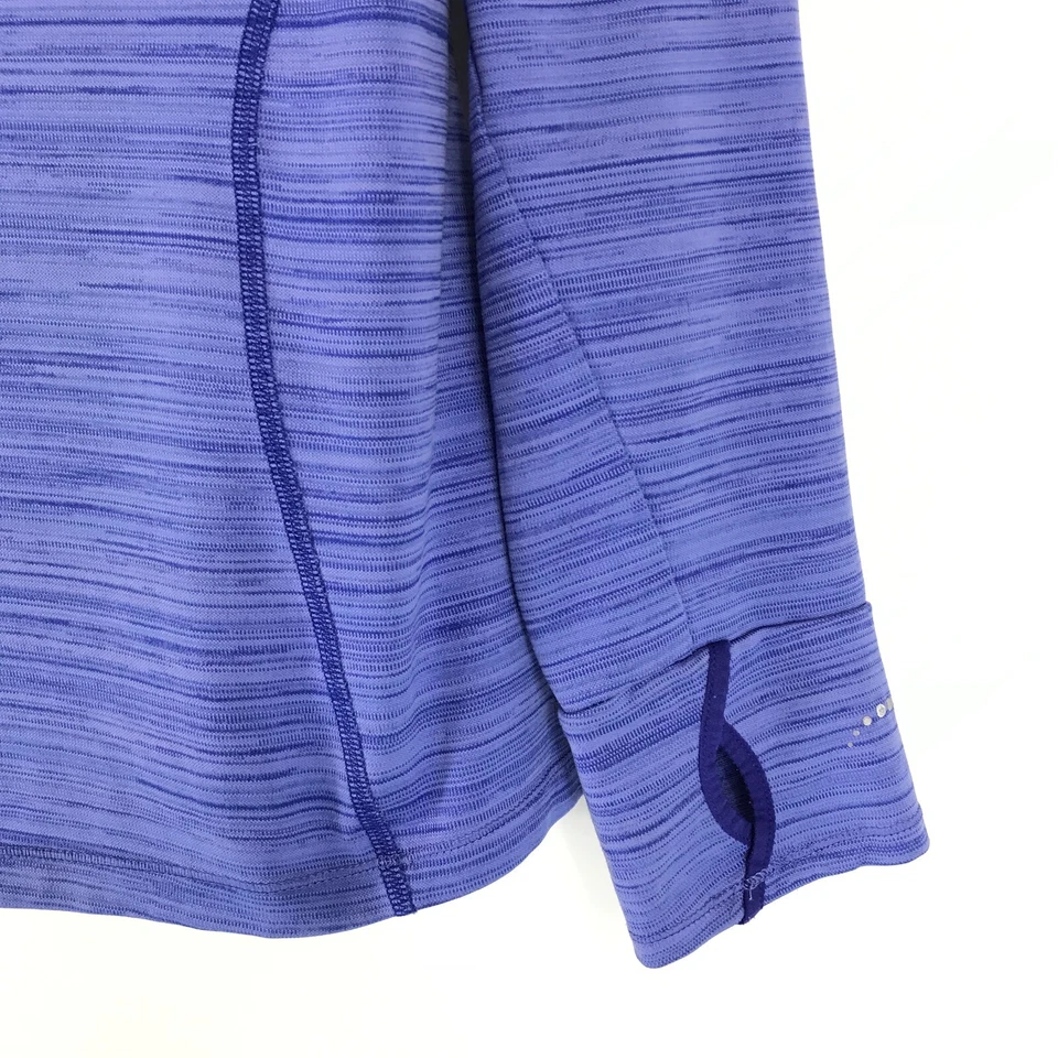 Camiseta deportiva REI 1/4 cremallera con capucha activa para mujer XS manga larga al aire libre Foto 2 de 4