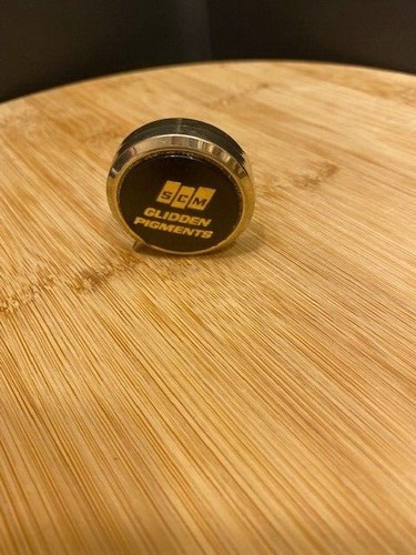Glidden Pigments Promotional advertising Tape Measure SCM Retractable Black Gold - Picture 6 of 12