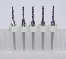 1650Q0625.375A1 Kyocera 1/16" Carbide 2 Flute End Mill Down Cut Long (pack of 5)