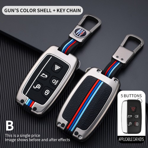 Car Key Case Cover Key Bag for Jaguar Xf Xj for Land Rover Freelander 2 - Picture 13 of 14