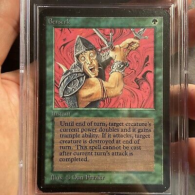 ○MTG○ α アルファ 狂暴化 Berserk(英語 BGS9) - 緑 - 緑 ○MTG○ α アルファ 狂暴化 Berserk(英語 BGS9) - 緑 - 緑