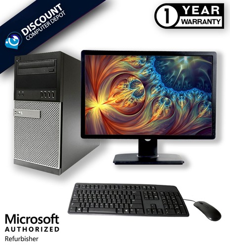 Windows 10 PC Intel Core i5 Desktop Computer 16GB RAM New 256GB SSD 19in LCD - Picture 7 of 7