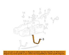 FORD OEM 99-04 F-250 Super Duty Fuel System Components-Support Strap F81Z9054D