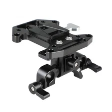 CAMVATE Quick Release V-Lock Mount Plate w/15mm Rod Clamp for Camera Battery