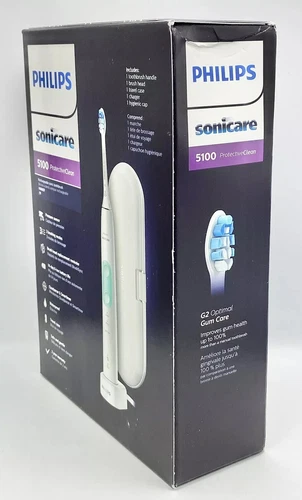 Philips Sonicare ProtectiveClean 5100 Sonic Electric Toothbrush White HX6857/11 - Picture 2 of 6