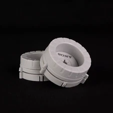 2X Sony Off-White Nab Hub Adapters Clamp For 1/4" Inch Open Tape Reels