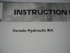 Simrad Verado Hydraulic Kit Instruction Manual - Free Shipping