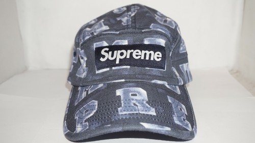 Supreme New Block Camp Cap Blue On Hand - Picture 4 of 12