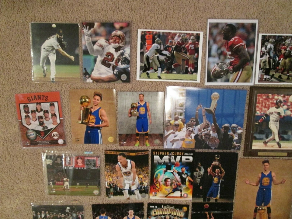 GRANDE LOTE ARQUIVO DE FOTOS Fotos de São Francisco Steph Curry Warriors 49ers Giants 8x10 - Imagem 4 de 4