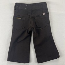 Vintage 70  s DICKIES Infant Size 0 Brown Pants Talon Zipper Stitched Pockets