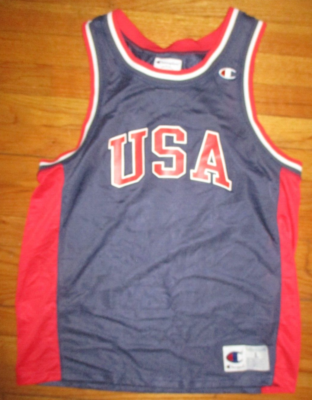 TEAM USA BASKETBALL #9 Michael Jordan Jersey Large Champion