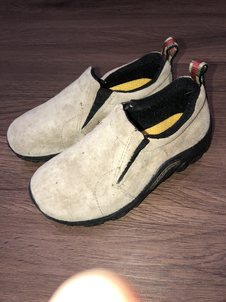 Merrell Jungle Mocs Niños Clásicos Taupe Senderismo Zapatos Talla 13 Niño Pequeño Foto 4 de 4