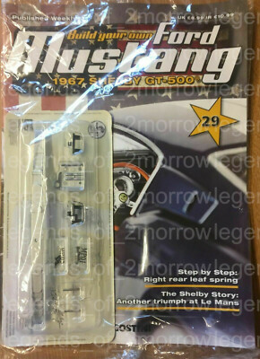 Kit Construction Ford Mustang 1967 Shelby GT-500 Deagostini - Numéro 20, échelle 1:8, Neuf