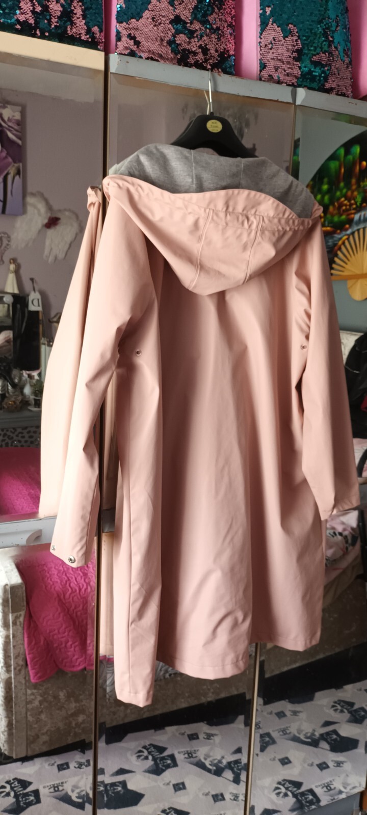 ladies coats size 18 Mas Light Pink Rain Mack Only Worn Once Or Twice
