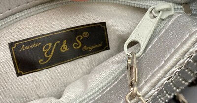 Vintage Y & S Original Silver Mesh Pleated Purse Clutch