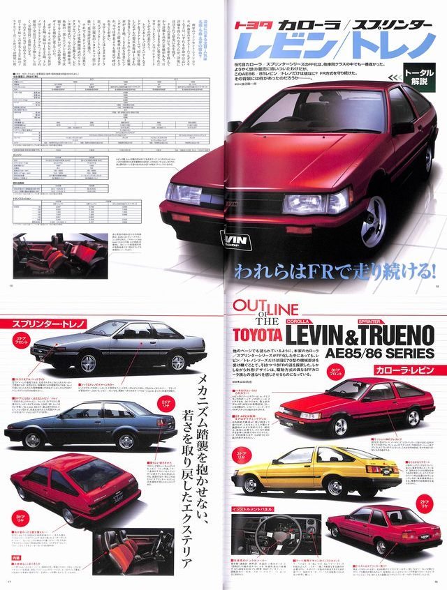 AE86 OWNER'S BIBLE トヨタレビン&トレノマガジン トヨタ